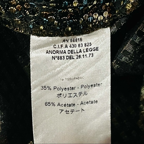 COTÉLAC CONFETTI DOT TIE SILK BOX PLEAT MINI SKIRT - Picture 12 of 16